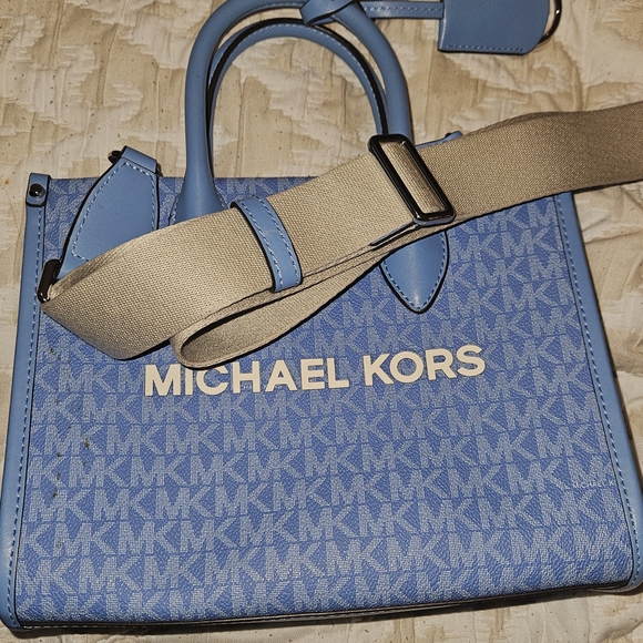 Michael Kors Blue Crossbody Bag - Picture 1 of 11